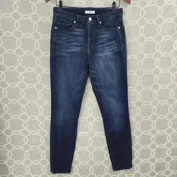 27" Good American‎ Good Waist Crop Blue Stretched Skinny Women's Jeans - Picture 3 of 11